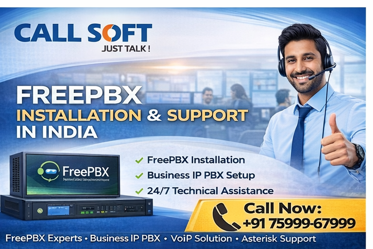 FreePBX Installation & Support in India | IP PBX Setup Expert in Junagadh