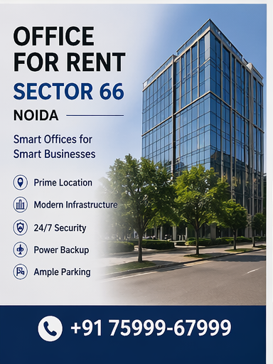 Office space for rent in Noida Sector 62, 63, 64, 65, 66, 67, 68, 69, Call 75999-67999