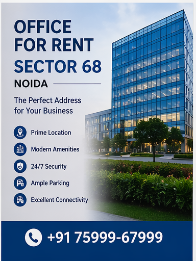 Office space for rent in Noida Sector 62, 63, 64, 65, 66, 67, 68, 69, Call 75999-67999