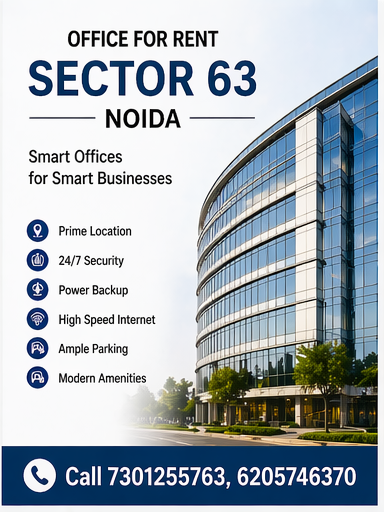 Office Space with Security Noida | Call 7301255763, 6205746370