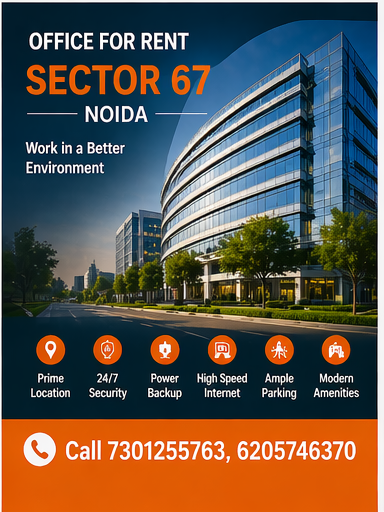 Office Space with Security Noida | Call 7301255763, 6205746370